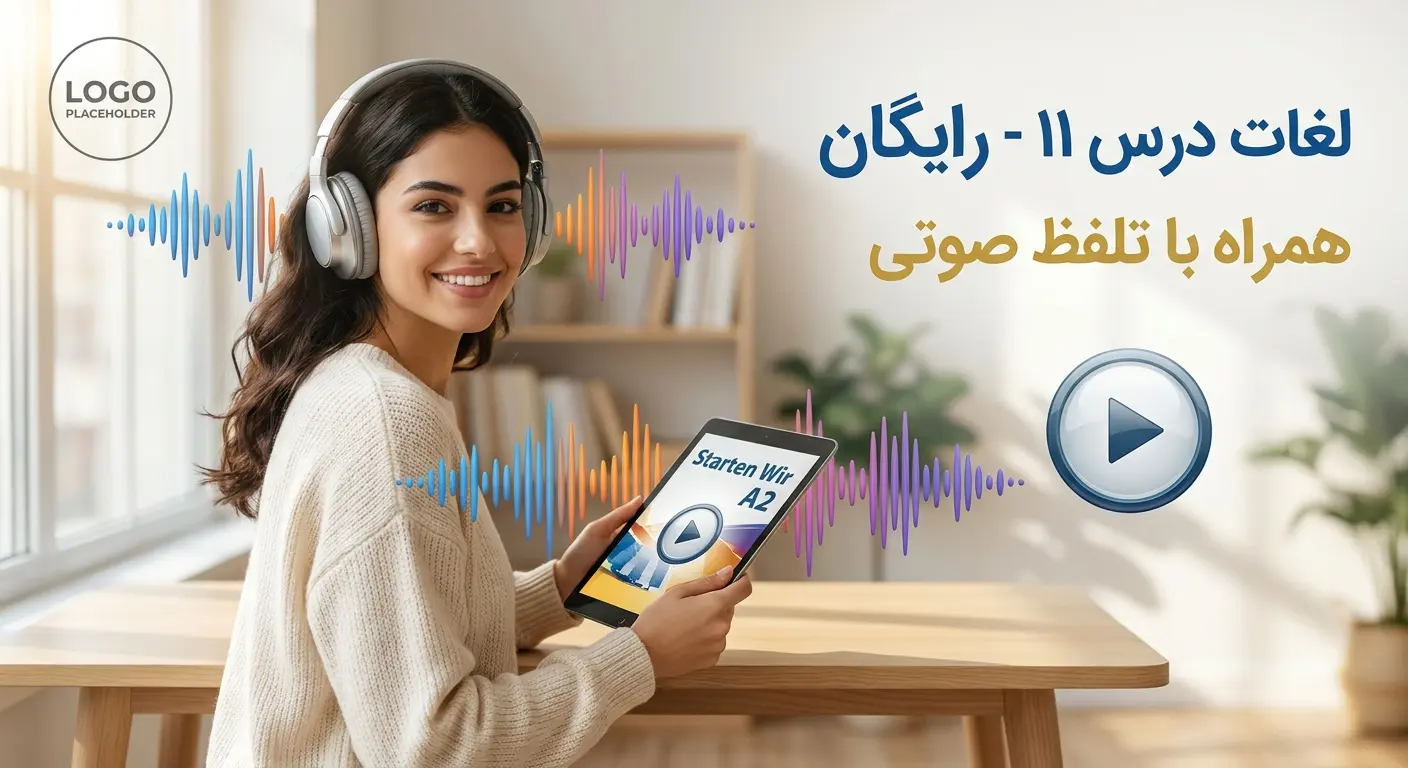 لغات درس یازدهم کتاب Starten Wir سطح A2 (همراه با تلفظ صوتی)
